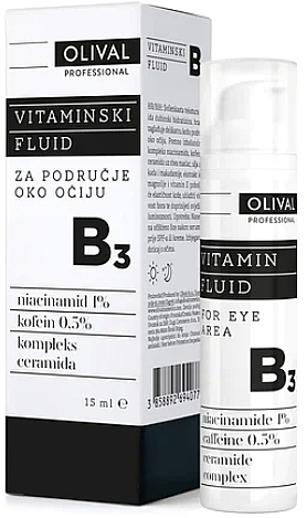 Vitamin B3 Eye Fluid - Olival Vitamin Fluid B3 For Eye Area — photo N1