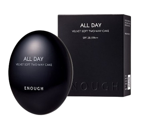 Face Powder - Enough All Day Velvet Soft Two-Way Cake SPF 28 PA++ — photo N1