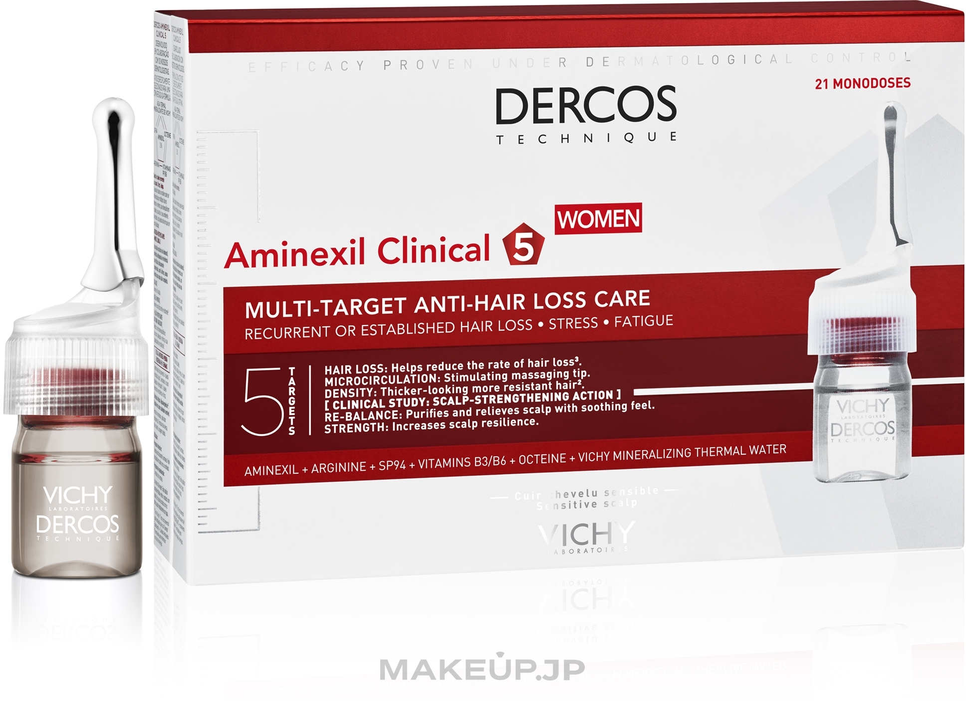 Women Anti Hair Loss Treatment - Vichy Dercos Aminexil Clinical 5 — photo 21 x 6 ml
