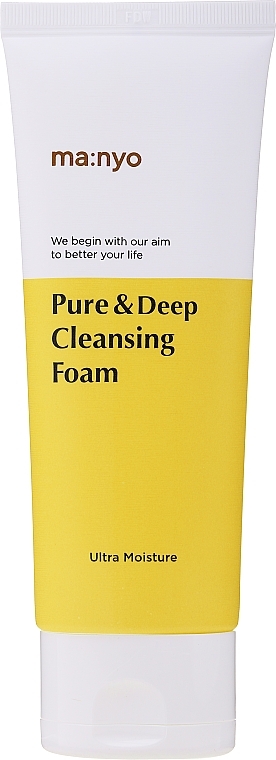 Deep Pore Cleansing Foam - Manyo Factory Pure And Deep Cleansing Foam — photo N1