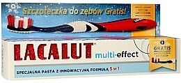 Fragrances, Perfumes, Cosmetics Toothpaste "Multi-Effect" - Lacalut (Toothpaste/75ml + Toothbrush)