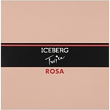 Fragrances, Perfumes, Cosmetics Iceberg Twice Rosa For Her - Set (edt/125ml + sh/gel/100ml)	