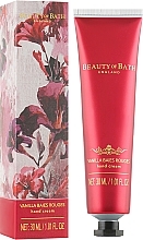 Fragrances, Perfumes, Cosmetics Red Vanilla Berries Hand Cream - The Somerset Toiletry Co. Beauty of Bath Hand Cream Vanilla Baies Rouges