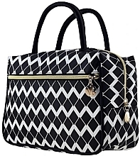 Fragrances, Perfumes, Cosmetics Black-White Makeup Bag, 498652 - Inter-Vion Black & White