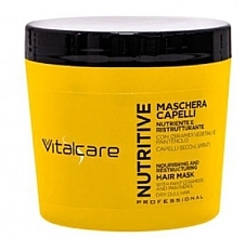 Hair Mask with Vegetable Ceramides and Panthenol for Dry Hair - Vitalcare Professional Nutritive Hair Mask — photo N2