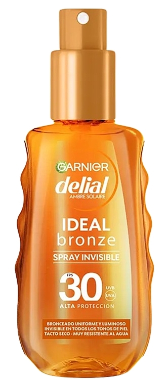 Bronzing Spray - Garnier Delial Ideal Bronze Spray Invisile SPF30 — photo N1