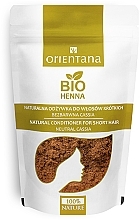 Fragrances, Perfumes, Cosmetics Colorless Short Hair Conditioner - Orientana Bio Henna Herbal Neutral Conditioner