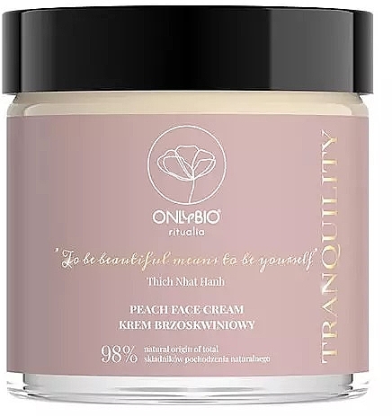 Peach Extract Face Cream - Only Bio Ritualia Tranquility Peach Face Cream — photo N1