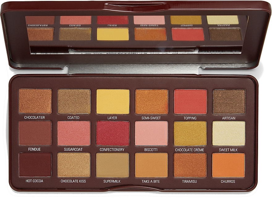 Eyeshadow Palette - I Heart Revolution Cocoa Chocolate Tin Palette — photo N3