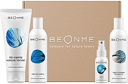 Skincare Set - BeOnMe Hair Care Routine Set (pre/shm/200ml + shm/200mlx2 + h/oil/50ml) — photo N1