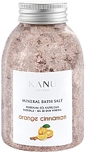 Fragrances, Perfumes, Cosmetics Mineral Bath Salt "Orange & Cinnamon" - Kanu Nature Orange Cinnamon Mineral Bath Salt