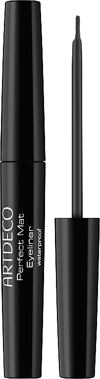 Waterproof Mattifying Liquid Eye Liner - Artdeco Perfect Mat Eyeliner Waterproof — photo N1