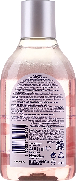 NIVEA MicellAIR Skin Breathe Micellar Rose Water With Oil - Miccelar Rose Water — photo N6