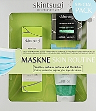 Fragrances, Perfumes, Cosmetics Set - Skintsugi Maskne Skin Routine (gel/50ml + balm/30ml + gel/soap/150ml)