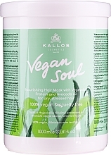 Fragrances, Perfumes, Cosmetics Nourishing Hair Mask with Plant Proteins & Avocado Oil - Kallos Cosmetics Vegan Soul Nourishing Hair Mask