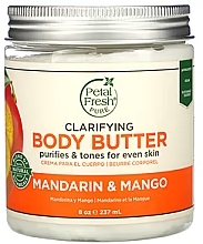 Fragrances, Perfumes, Cosmetics Smoothing Body Oil 'Mandarin & Mango' - Petal Fresh Body Butter Mandarin & Mango