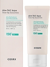 Hydrating Sunscreen - Cosrx Aloe 54.2 Aqua Tone-Up Sunscreen SPF50+/PA++++ — photo N2