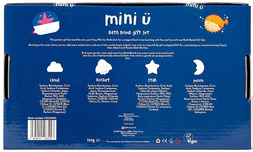 Set - Mini U Bath Bomb Gift Set (bath bomb/4pcs) — photo N3