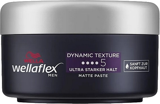 Matte Hair Styling Paste for Men - Wella Wellaflex Men Dynamic Texture Matte Paste — photo N1