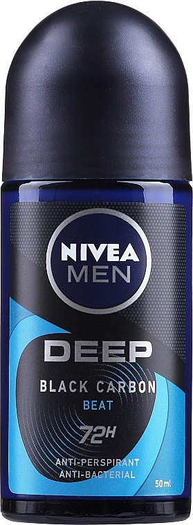 Roll-On Deodorant - Nivea Men Deep Black Carbon Roll-On — photo N1