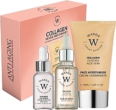 Fragrances, Perfumes, Cosmetics Set - Warda Collagen Revive & Firm Set (serum/30ml + cr/50ml + eye/serum/15ml)