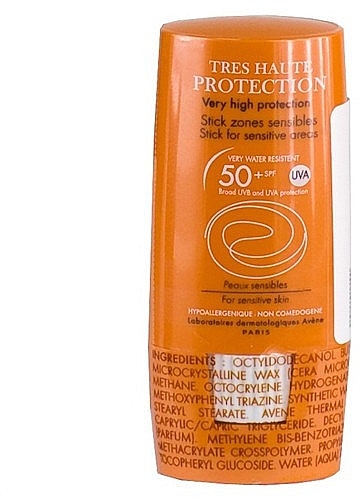 Sun Stick SPF50+ for Sensitive Areas - Avene Solaire Stick for Sensetive Arecs — photo N1