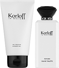 Korloff Paris Korloff In White - Set (edt/88ml + sh/gel/150ml) — photo N2