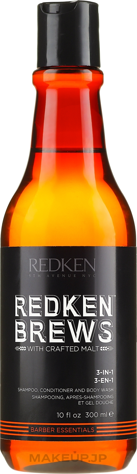 Shampoo, Conditioner and Body Wash 3in1 - Redken Brews 3-in-1 Shampoo, Conditioner & Body Wash — photo 300 ml