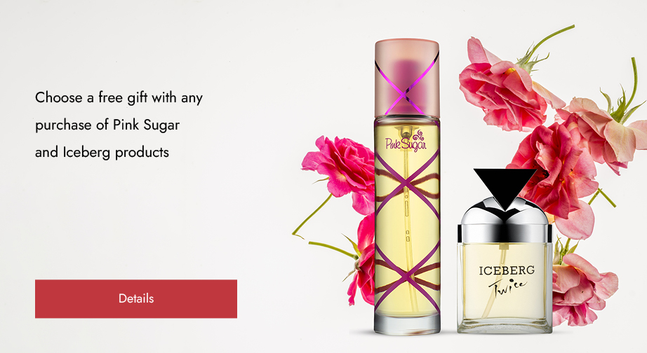 Buy Pink Sugar or Iceberg products and choose a free gift