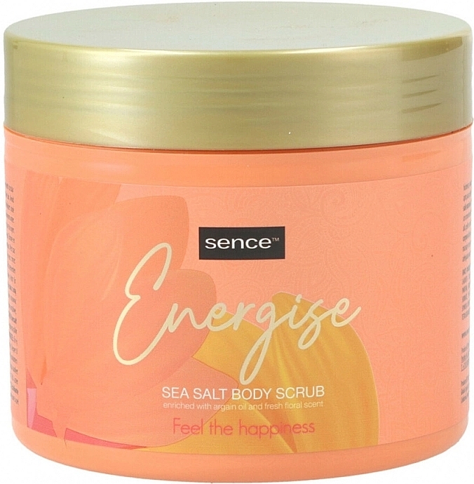 Sea Salt Scrub 'Energize' - Sence Energize Sea Salt Body Scrub — photo N1