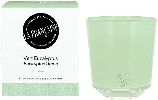 Green Eucalyptus Scented Candle - Bougies La Francaise Eucalyptus Green Scented Candle — photo N1