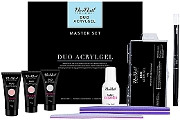 Fragrances, Perfumes, Cosmetics Set - NeoNail Professional Master Set (acr/gel/3x15ml + tips/100pcs + n/cleaner/50ml + br/1pcs + nail/file/2pcs) 