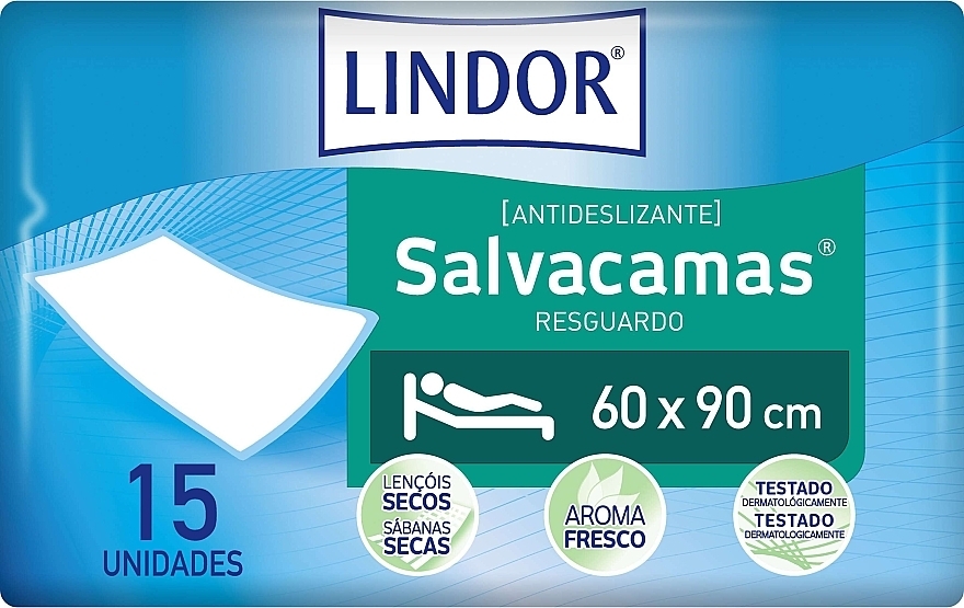 Pads 90*60cm, 15 pcs - Hartmann Lindor Salvacamas — photo N1