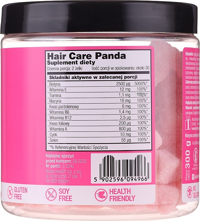 Hair Care Jelly - Noble Health Travel Hair Care Panda — photo N2