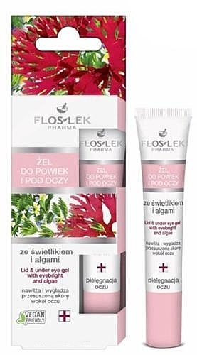 Lid and Under Anti-Aging Eye Gel with Eyebright and Algae - Floslek Lid And Under Eye Gel With Eyebright And Algae — photo N1