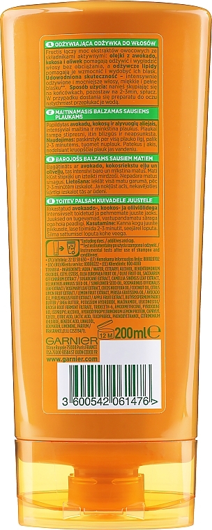 Hair Conditioner - Garnier Fructis Oil Repair 3 Conditioner — photo N2