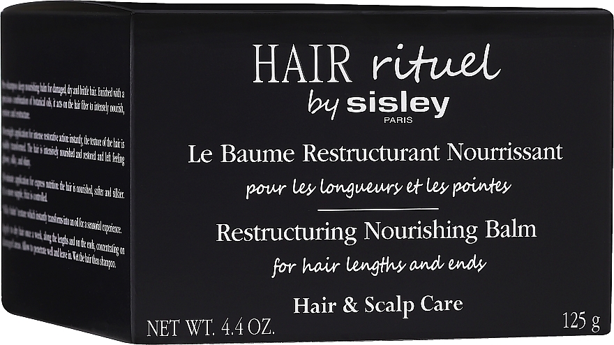 Restructuring Nourishing Balm - Sisley Restructuring Nourishing Balm For Hair Lengths and Ends — photo N2