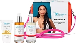 Fragrances, Perfumes, Cosmetics Set 'Body Orange' - The Organic Pharmacy Exclusive Top X Serena Bute Gift Set (sun/cr/50ml + oil/50ml + serum/50ml + bag)