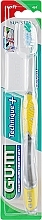 Technique+ Toothbrush, soft, yellow - G.U.M Soft Compact Toothbrush — photo N1