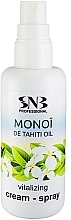 Fragrances, Perfumes, Cosmetics Monoi Oil Cream Spray - SNB Professional Vitalizing Cream-Spray Monoi De Tahiti