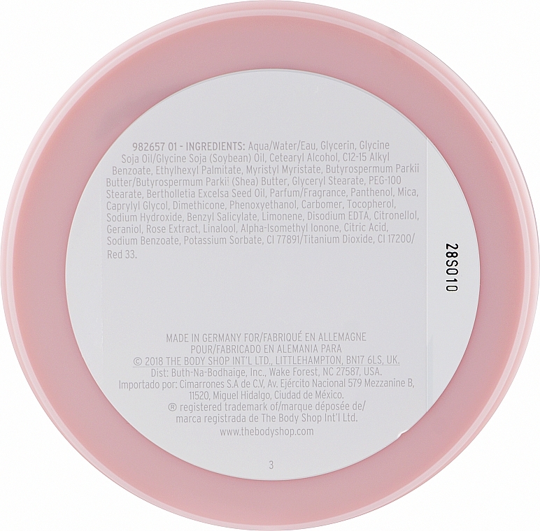 Body Oil - The Body Shop British Rose Instant Glow Body Butter — photo N3