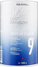 Hair Lightener - Goldwell Light Dimension Oxycur Platin 9+ — photo N3