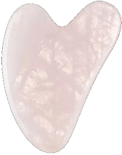 Gua Sha Scraper, pink jade - Palsar7 Rose Quartz Guasha Massage Plate — photo N1