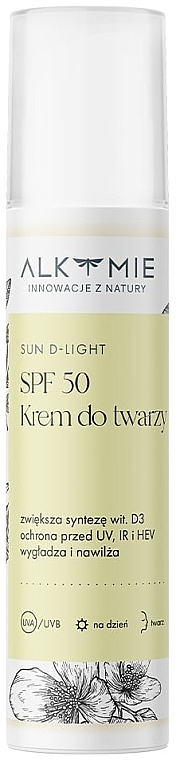 Protective Face Cream SPF50+ - Alkmie Sun D-Light  — photo N1