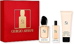 Giorgio Armani Si - Set (edp/50ml + edp/15ml + b/lot/75ml)  — photo N2