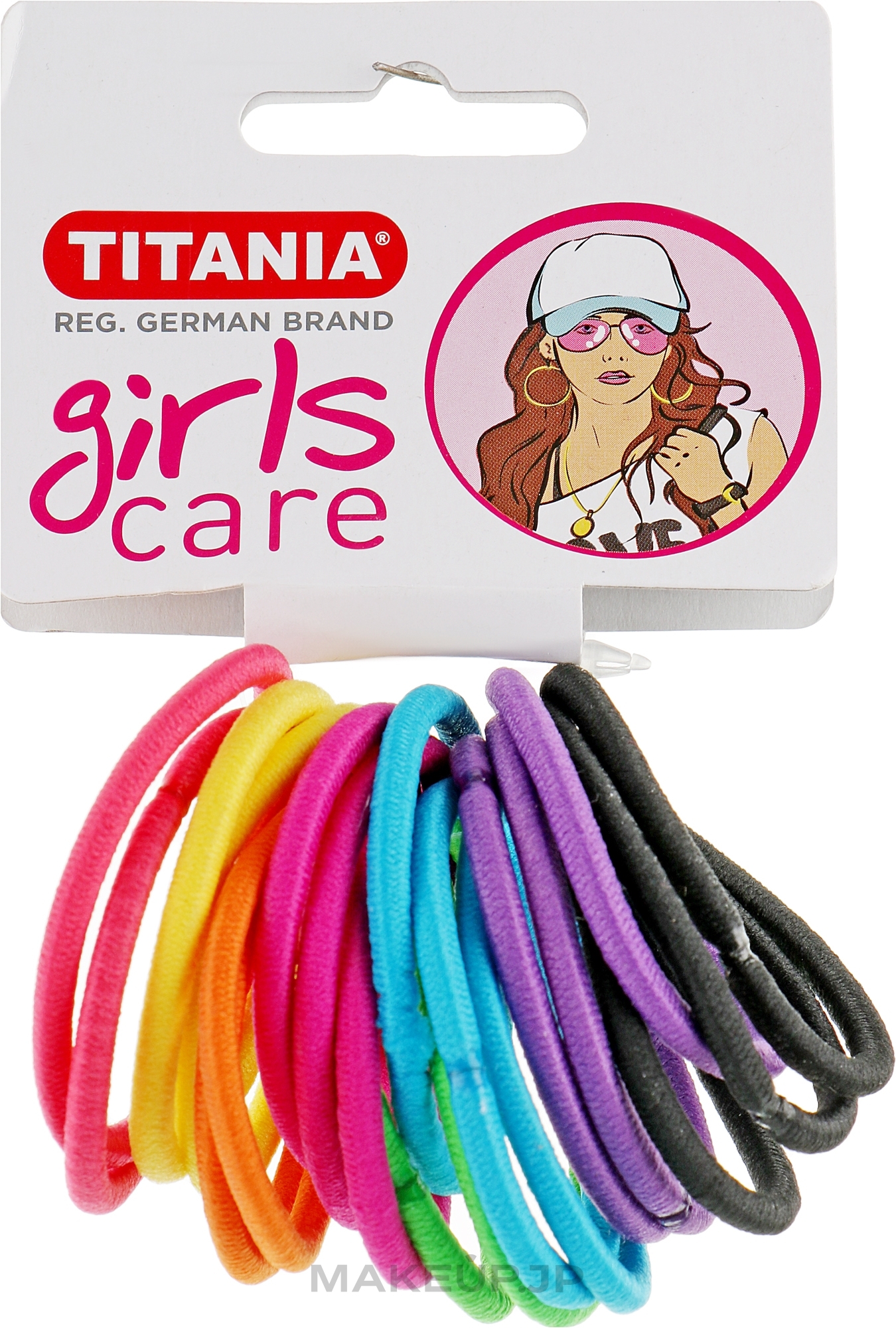 Elastic Hair Bands, 20 pcs, multicolored - Titania Girls Care — photo 20 szt.