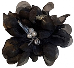 Hair Clip SP323CZ, large pearl bow - Ecarla — photo N1