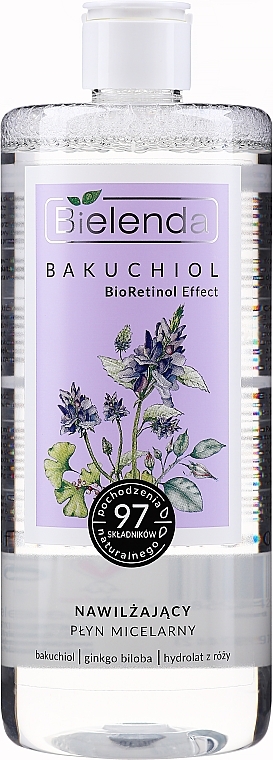Moisturizing Micelar Liquid - Bielenda Bakuchiol BioRetinol Effect — photo N1