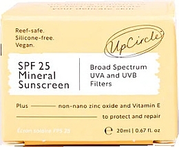 Mineral Face Sunscreen - UpCircle SPF 25 Mineral Sunscreen Travel Size (mini size) — photo N2