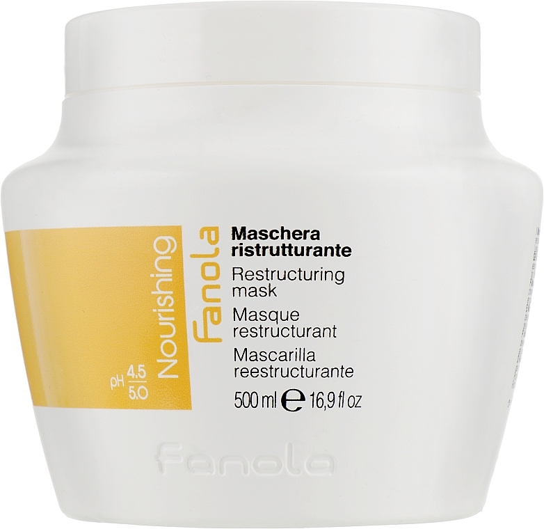 Restructuring Mask for Dry Hair - Fanola Nutri Care Restructuring Mask — photo N1